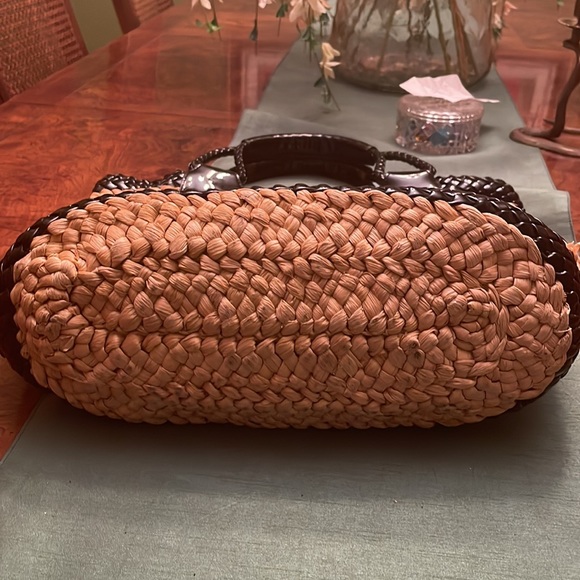 Talbot’s Tote in Poly and Straw Stripe - Picture 5 of 6